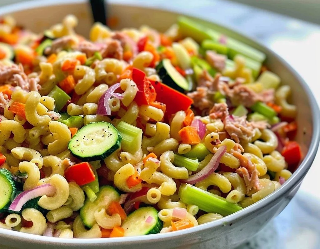 Simple Macaroni Salad Recipe Without Mayo.