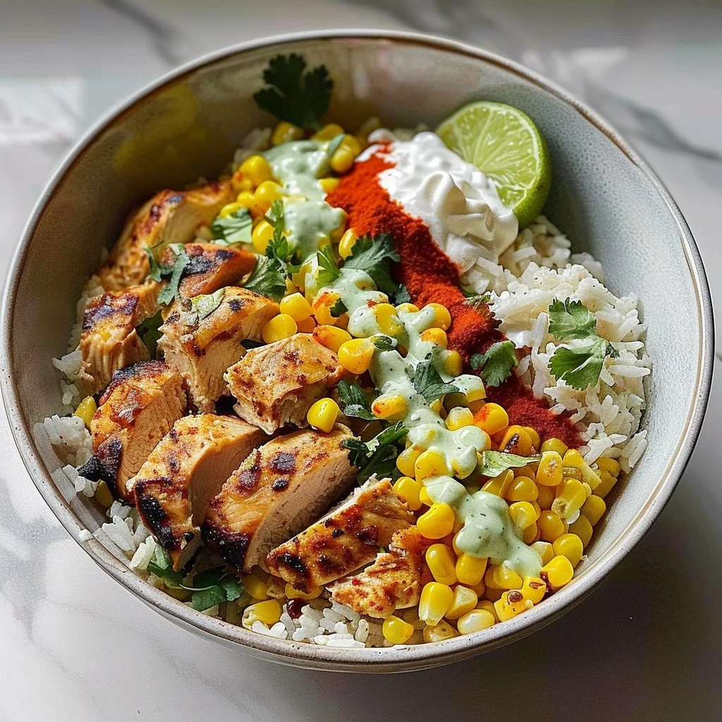 Street Corn Chicken Bowl