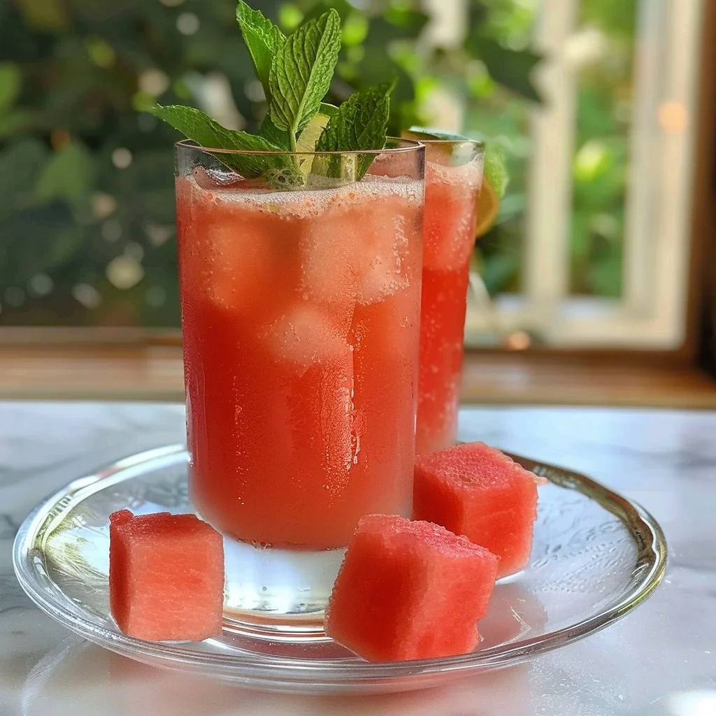 Weight Watchers Friendly Watermelon Aguas Frescas Recipe