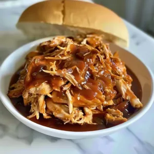 Best Crockpot BBQ Pulled Chicken Ever 3 Delicious BBQ Pulled Chicken made in a crockpot for easy meal prep