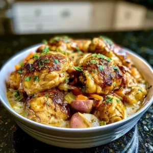 Cozy chicken crockpot recipe featuring tender chicken in savory sauce.