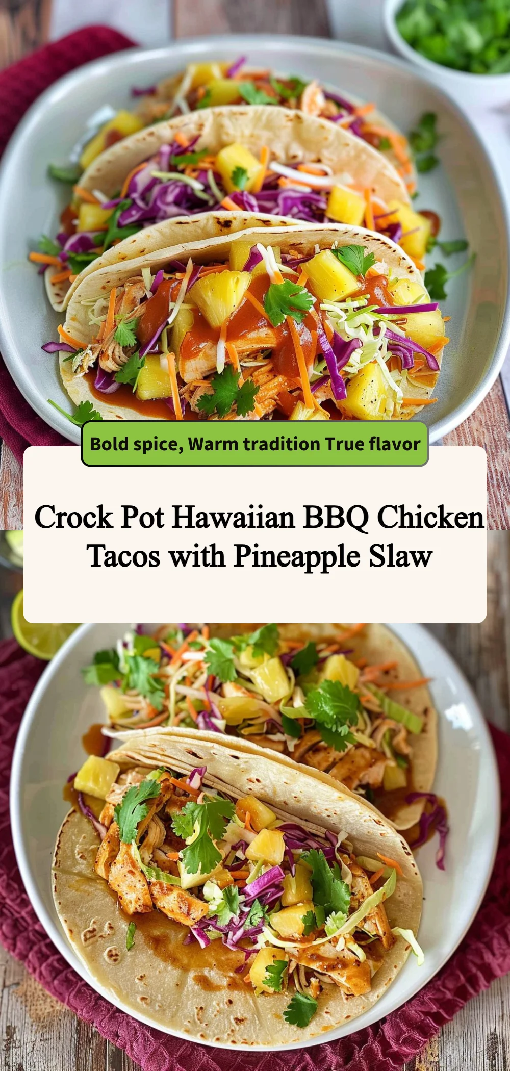 Crock Pot Hawaiian BBQ Chicken Tacos with Pineapple Slaw 4 crock pot hawaiian bbq chicken tacos with pineappl 2026 07 08 011417