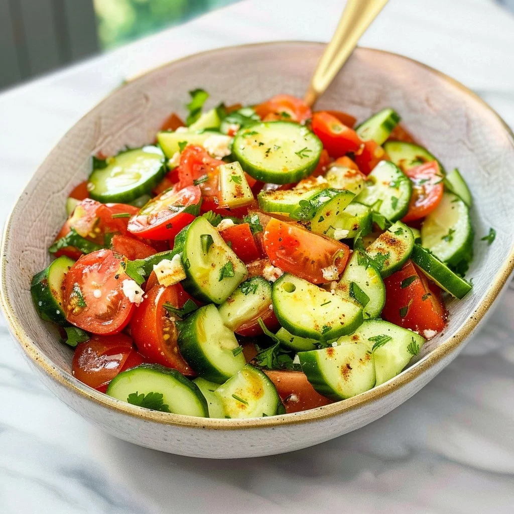 Cucumber and Tomato Salad