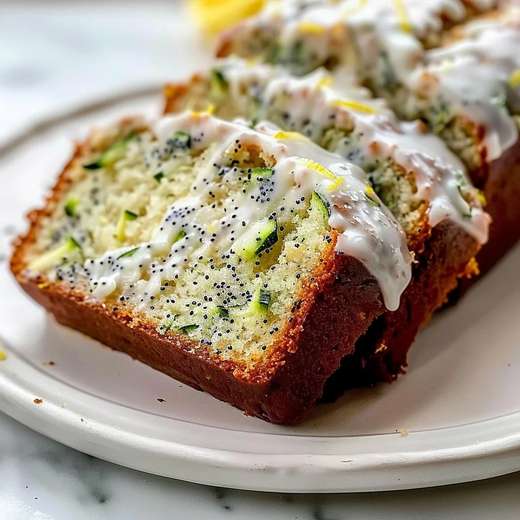 Easy Lemon Poppy Seed Zucchini Bread