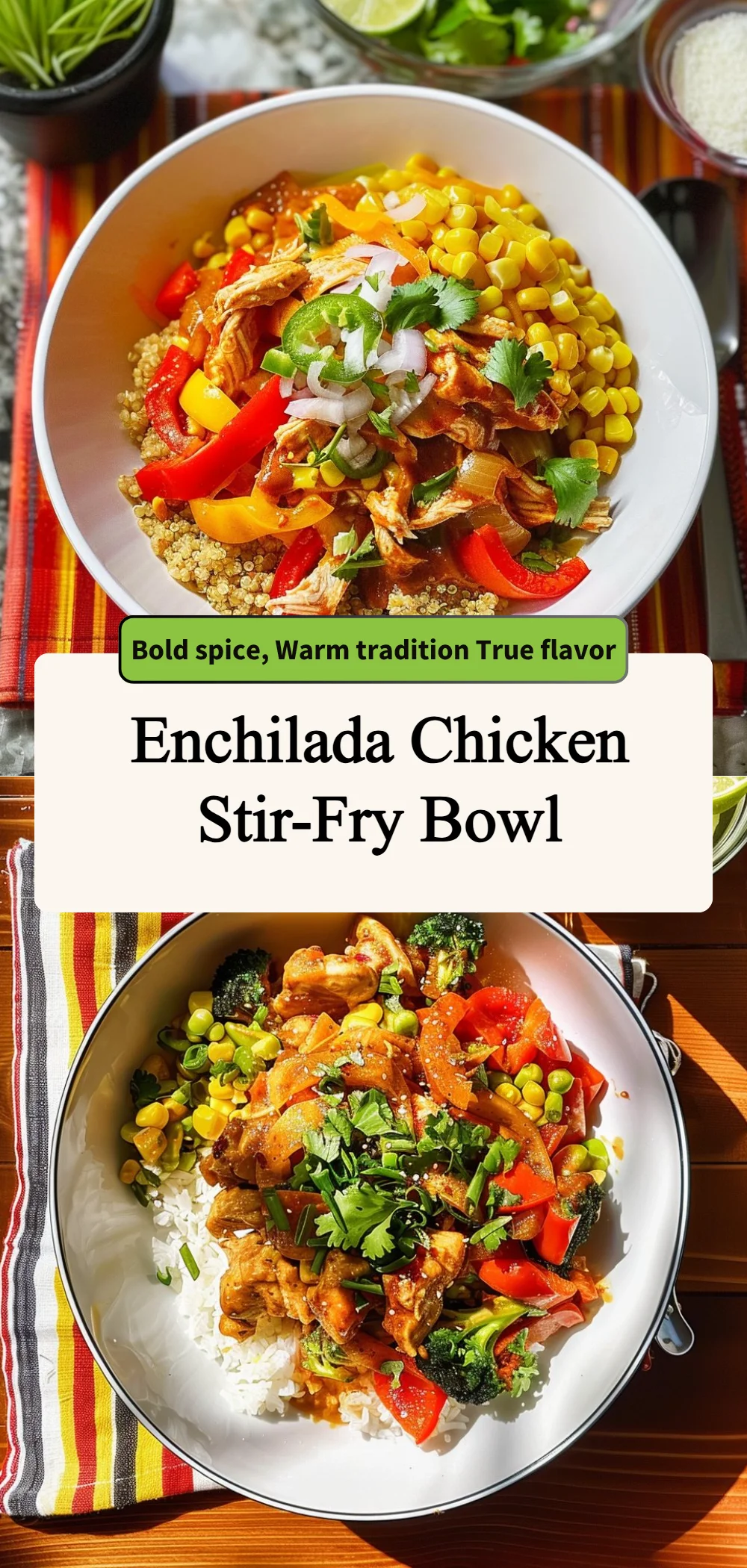 Enchilada Chicken Stir-Fry Bowl 4 enchilada chicken stir fry bowl 2026 07 06 195241
