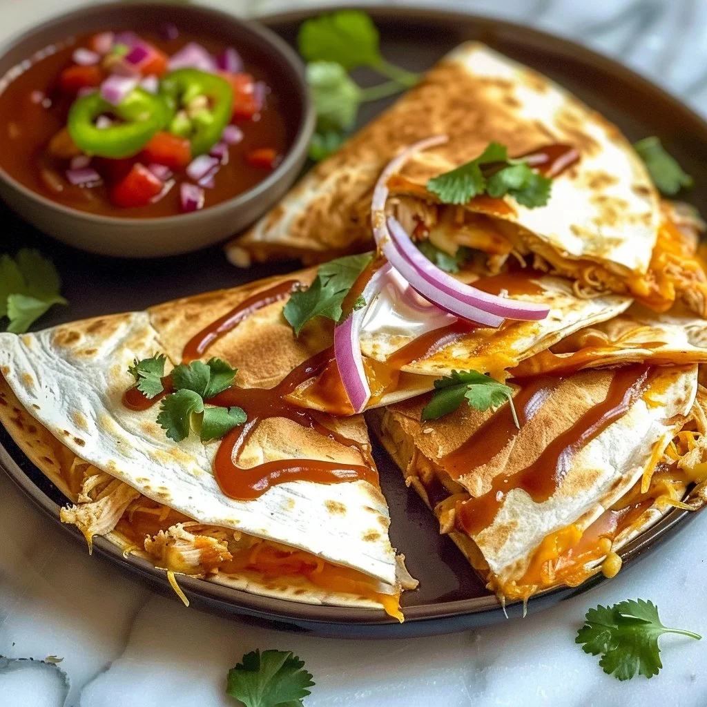 Home Page 12 Juicy BBQ Chicken Quesadillas for Quick Dinners!