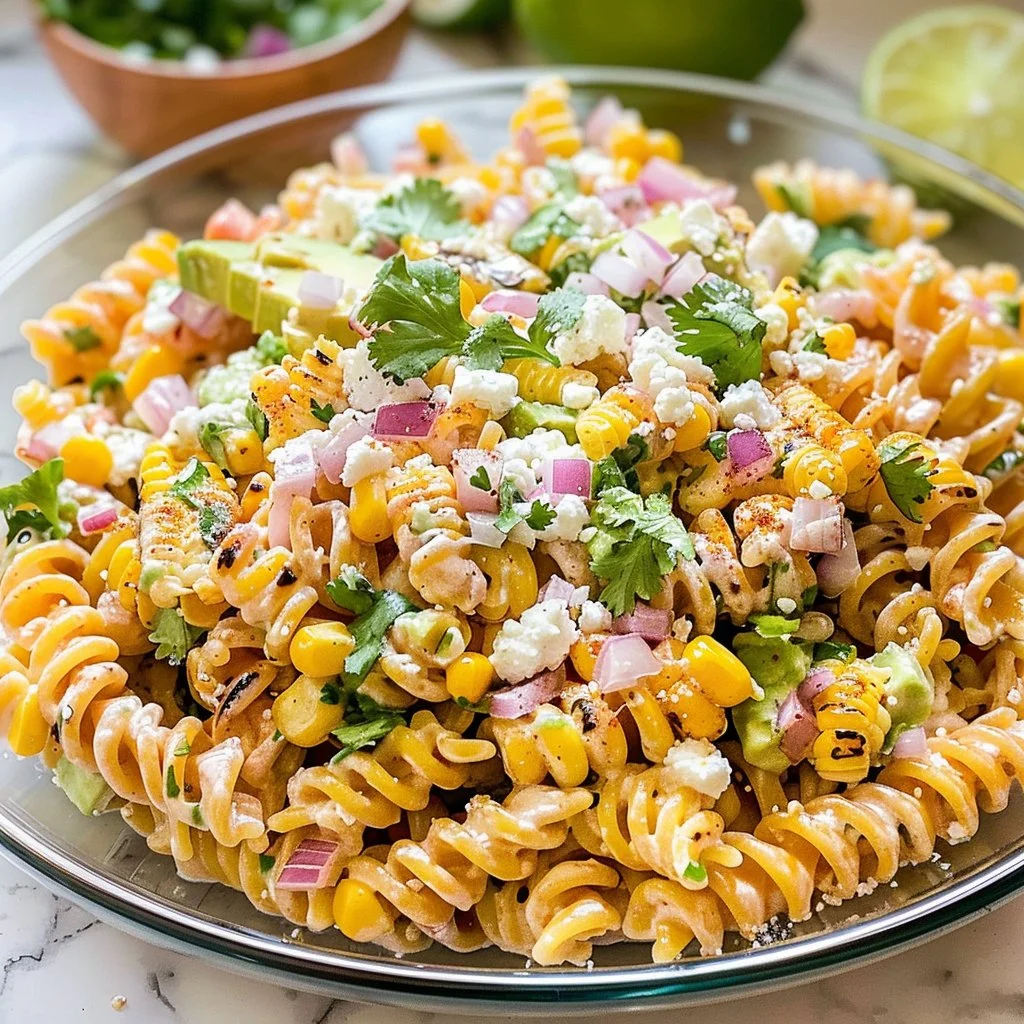 Mexican Street Corn Pasta Salad Recipe