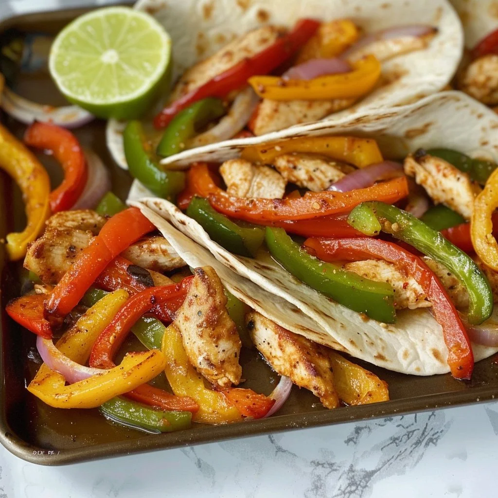 Sheet Pan Chicken Fajitas