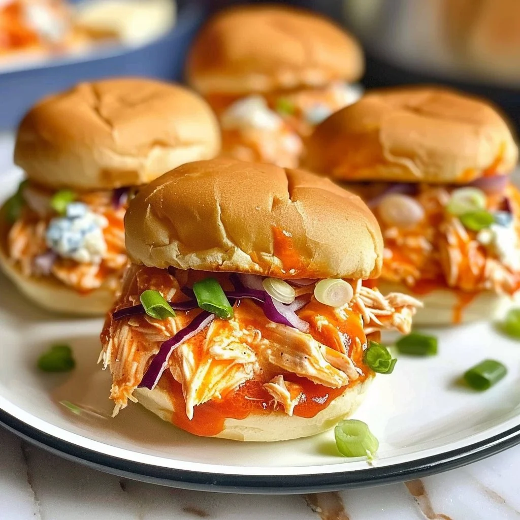 Home Page 6 Slow Cooker Buffalo Chicken Sliders