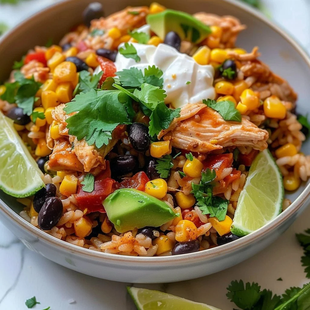 Southwest Chicken Rice Bowls