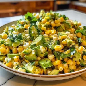 Sweet Corn Avocado Salad 3 Delicious sweet corn avocado salad with fresh ingredients